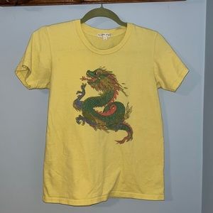 Vintage dragon shirt, size S